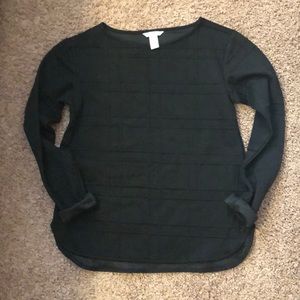 H&M black sweat-shirt XS